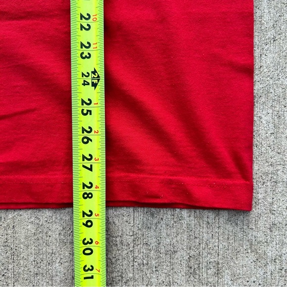 Vintage Tommy Hilfiger Jeans Men’s Medium Velvet Lettering Logo Shirt 90s Preppy - Picture 7 of 8